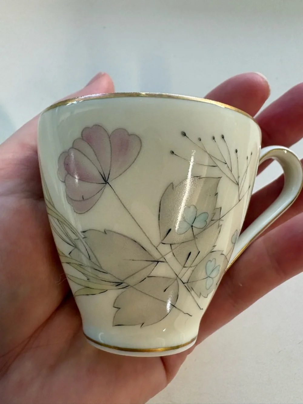 Vintage Rosenthale Kronach Germany Bettina Floral Tea Cup & Saucer